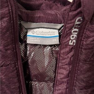 Columbia Deep Plum Outdoor Jacket
